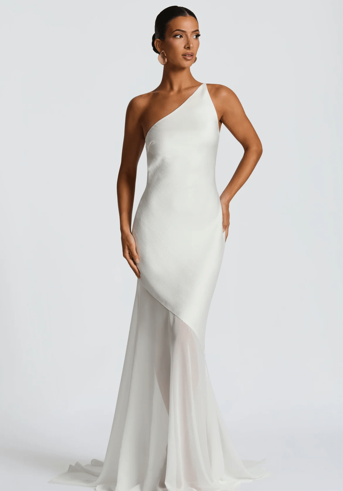 Velnoir™ Aléthea Asym Maxi Dress