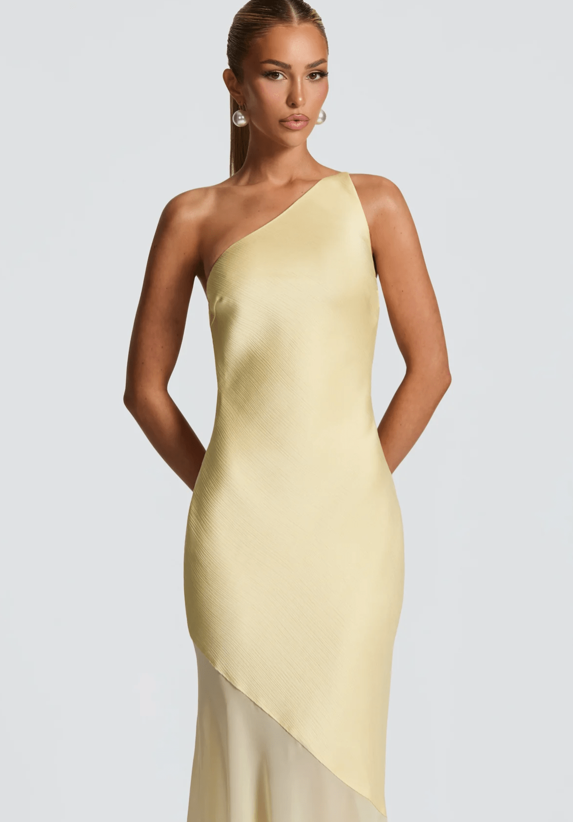 Velnoir™ Aléthea Asym Maxi Dress