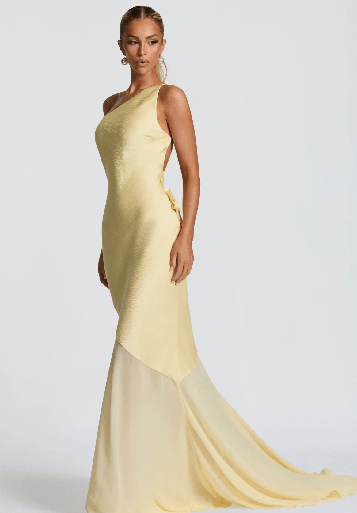 Velnoir™ Aléthea Asym Maxi Dress