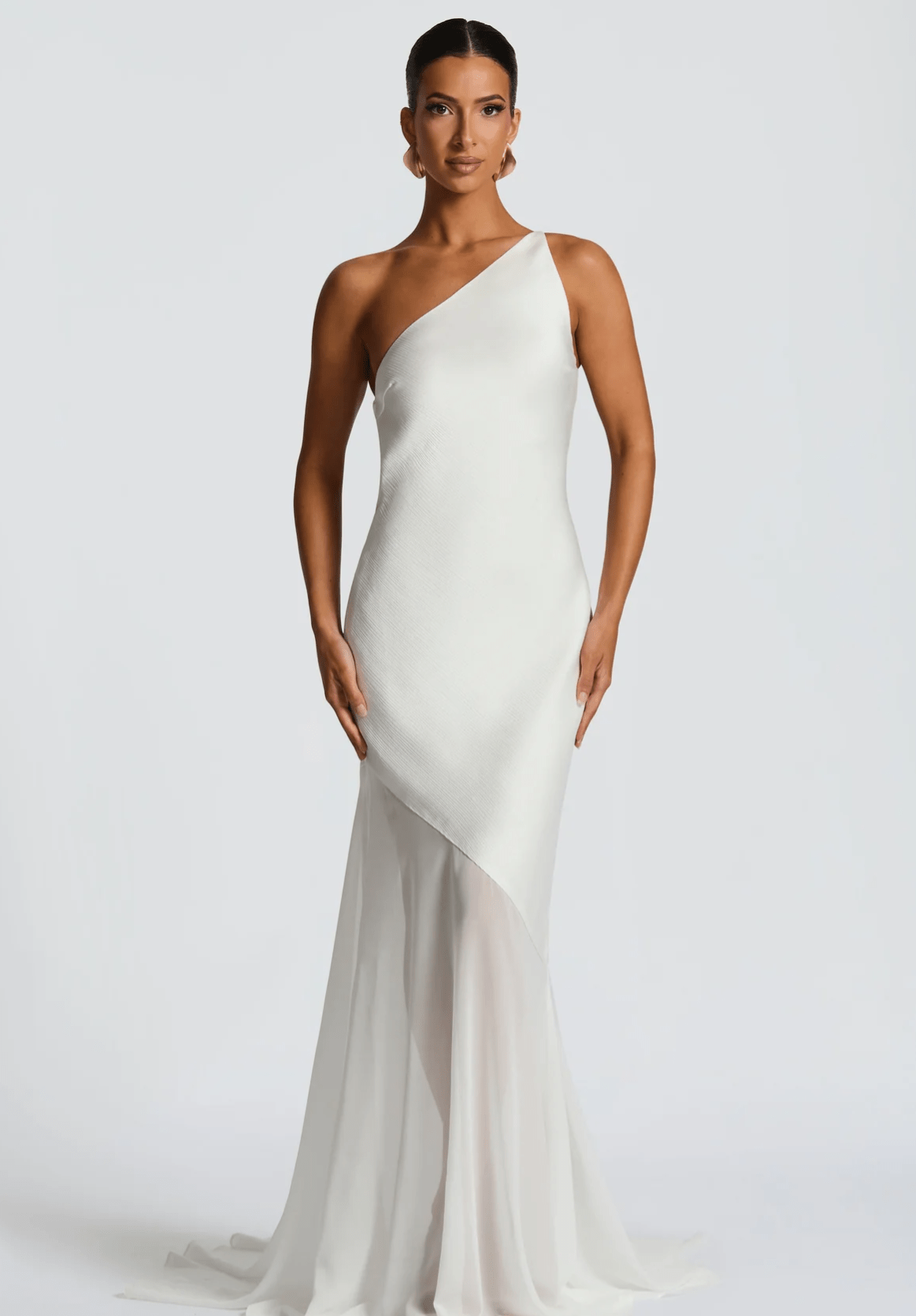 Velnoir™ Aléthea Asym Maxi Dress