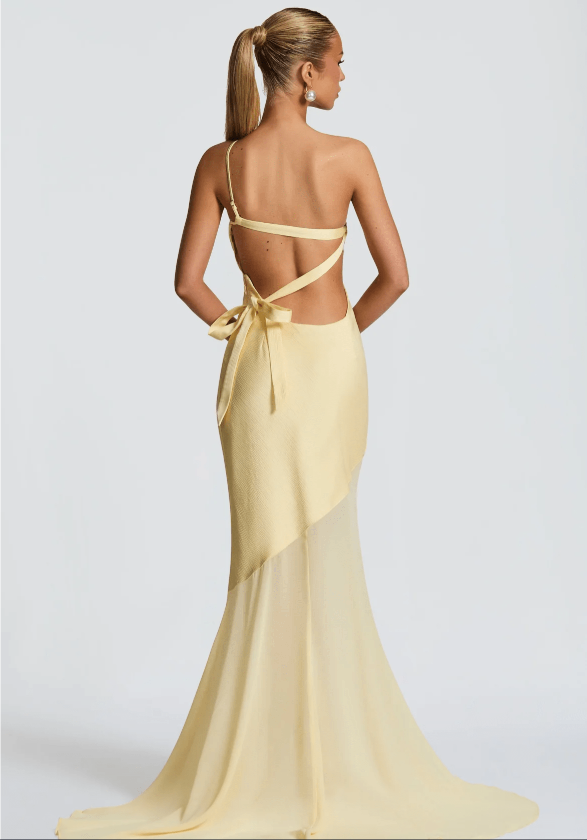 Velnoir™ Aléthea Asym Maxi Dress