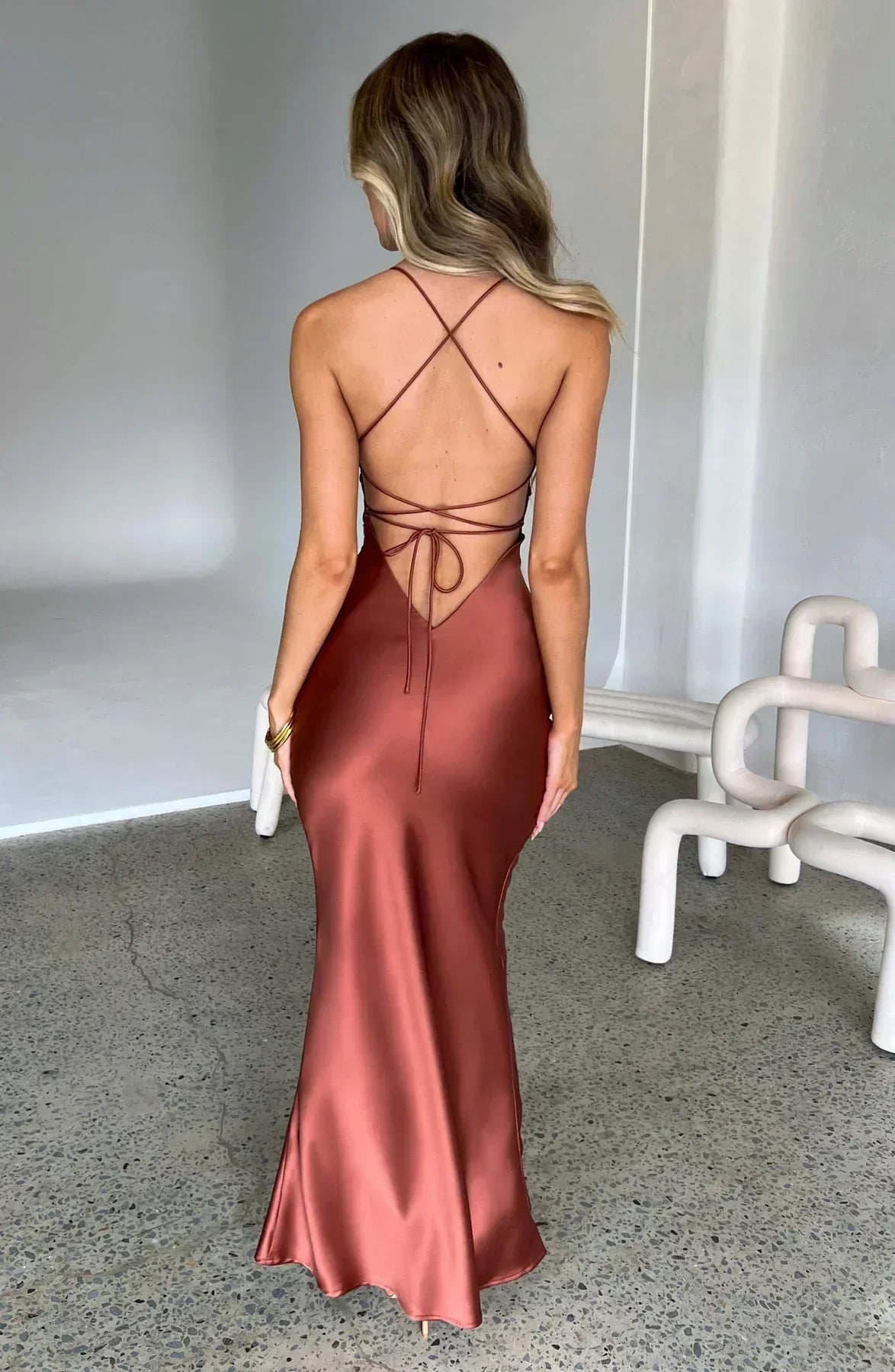 Moskowmain™ L'Allure Saphire Maxi Dress