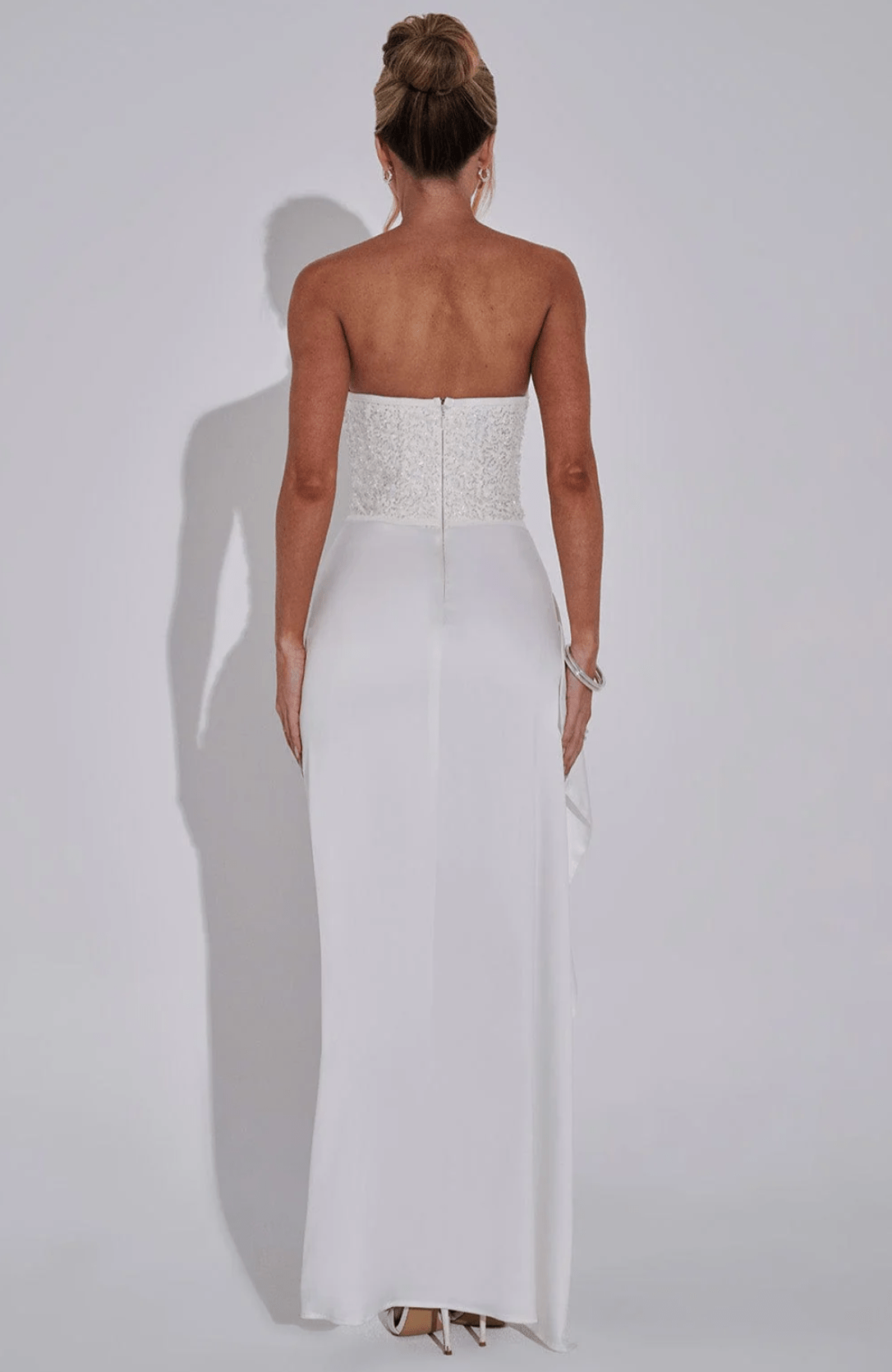 Velnoir™ Louvré Fendue Dress