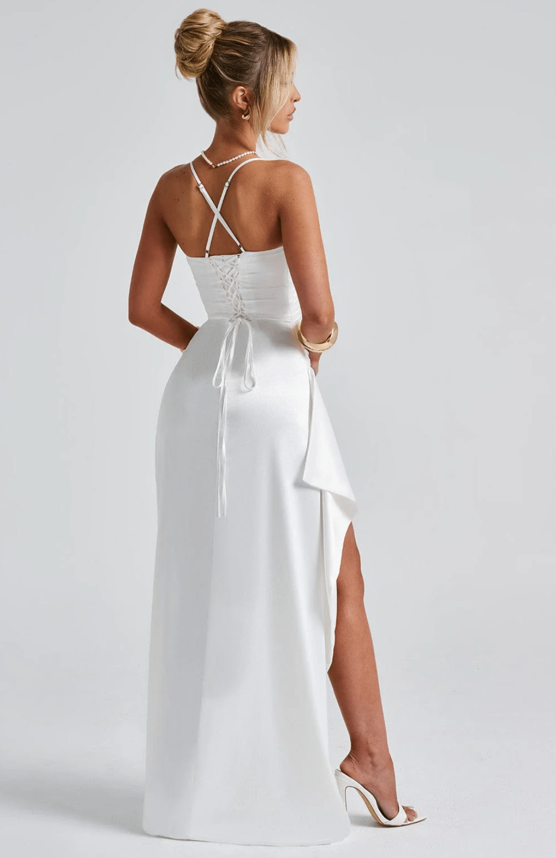 Velnoir™ Satinée Élise Maxi Dress
