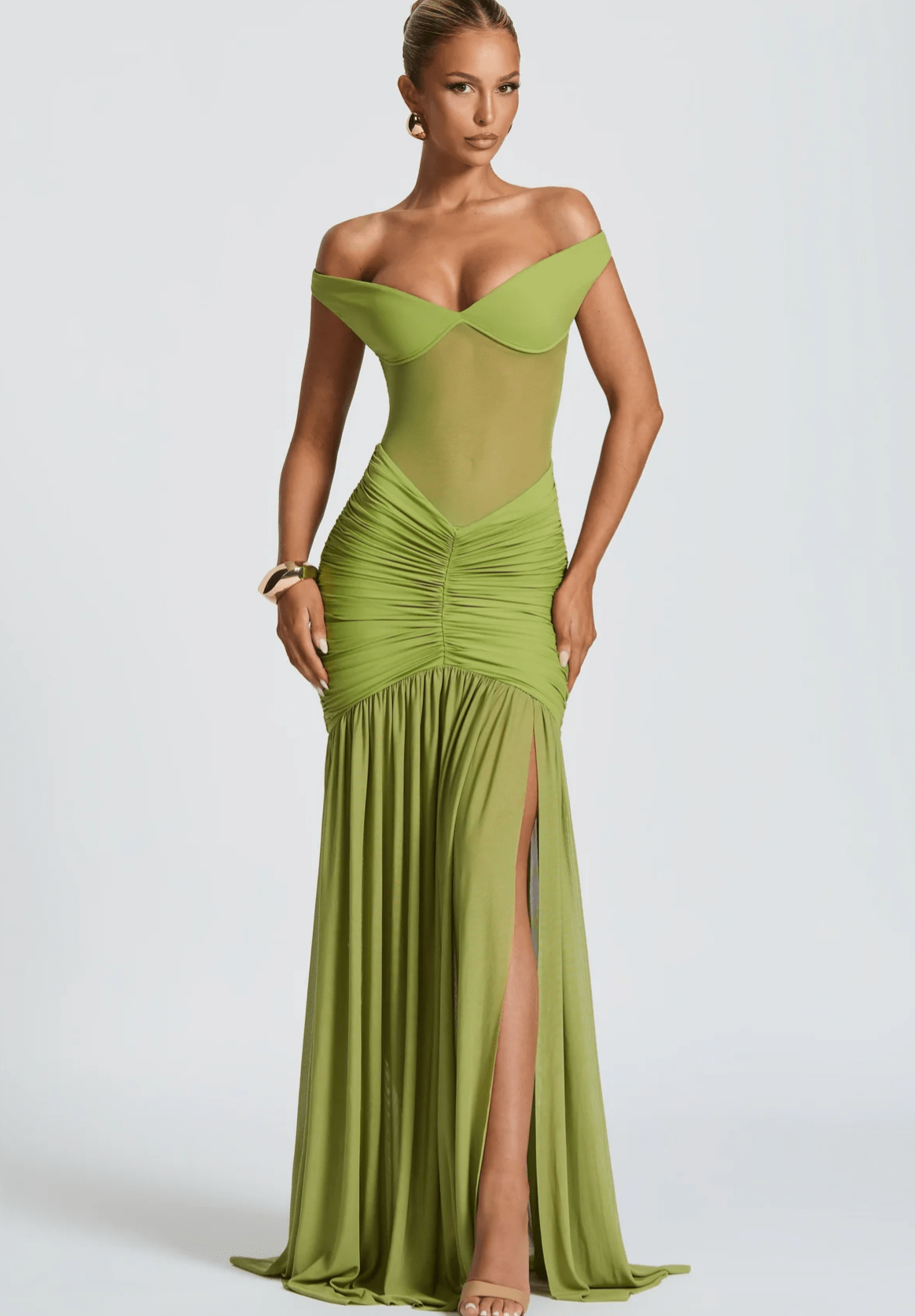 Velnoir™ Sculpté Virelle Dress