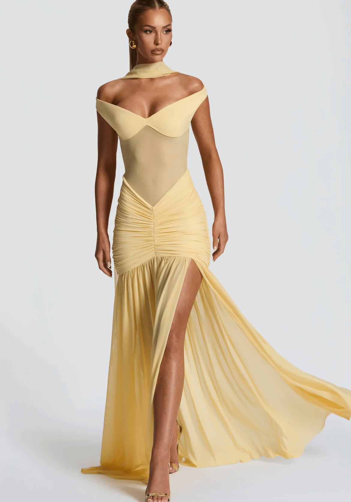 Velnoir™ Sculpté Virelle Dress