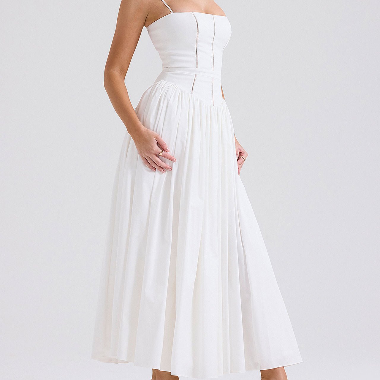 Moskowmain™ Seraphina Corsage Midi Dress