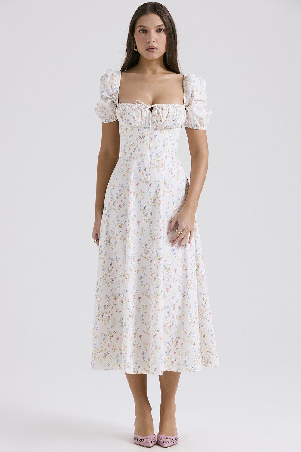 Moskowmain™ Seraphina Corsage Midi Dress