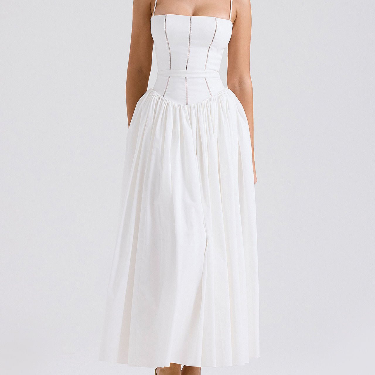 Moskowmain™ Seraphina Corsage Midi Dress