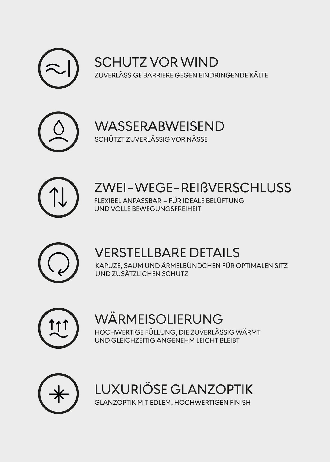 Glossy Puffer Jacke + Gratis Mütze