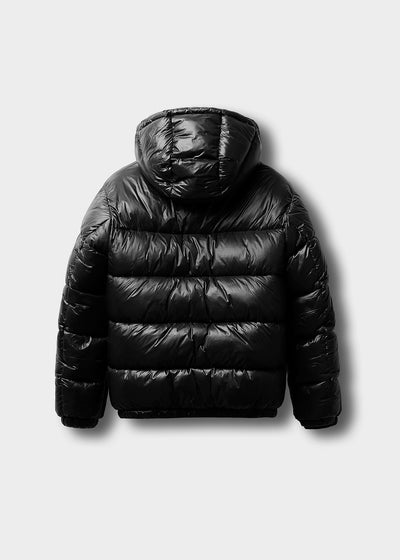 Glossy Puffer Jacke + Gratis Mütze