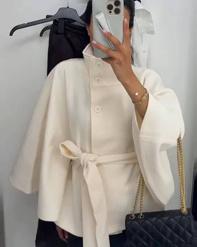 Marianne Cape-Jacke mit Gürtel