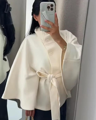 Marianne Cape-Jacke mit Gürtel
