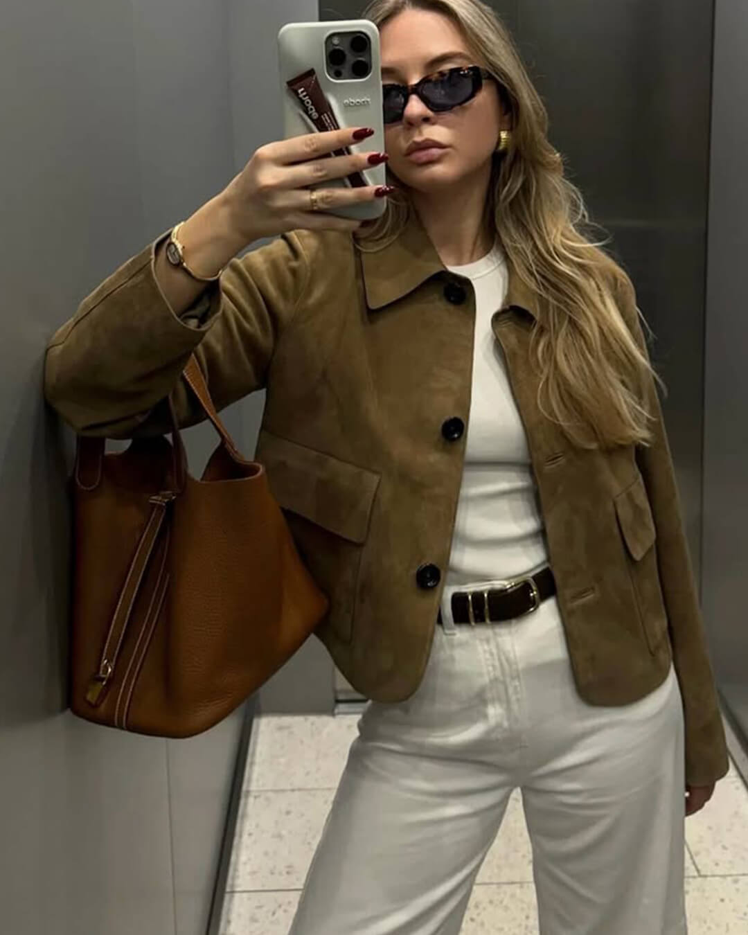 Mirlinda Wildlederjacke