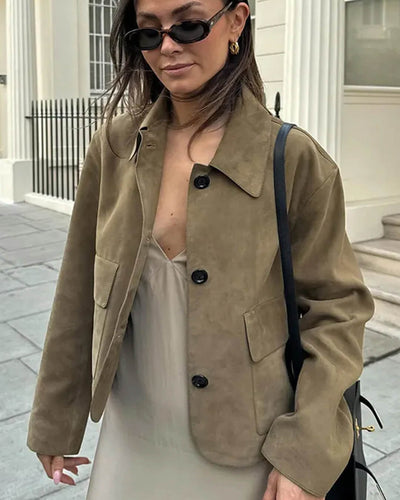 Mirlinda Wildlederjacke