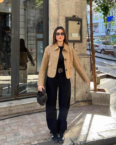 Mirlinda Wildlederjacke