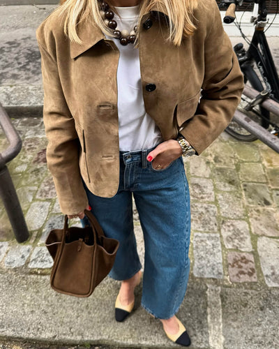 Mirlinda Wildlederjacke