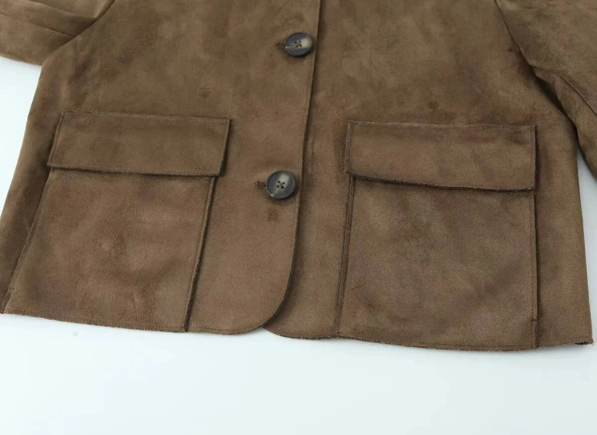 Mirlinda Wildlederjacke