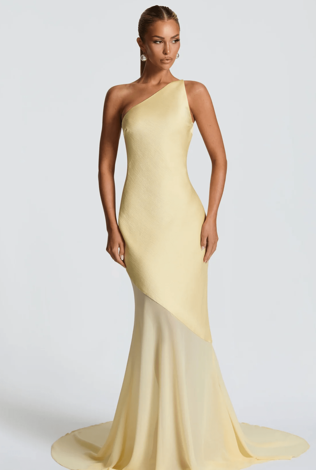 Velnoir™ Aléthea Asym Maxi Dress