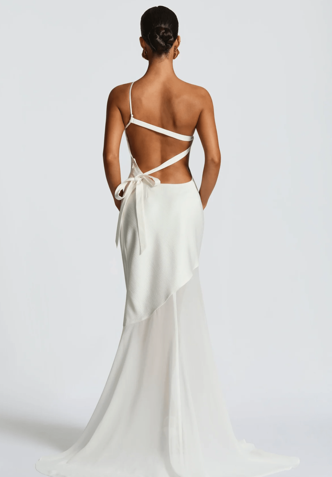Velnoir™ Aléthea Asym Maxi Dress