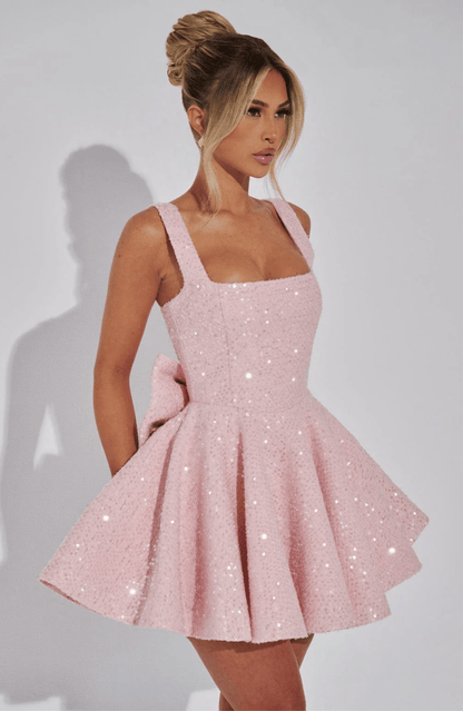 Moskowmain™ Auréliane Robe Mini Dress