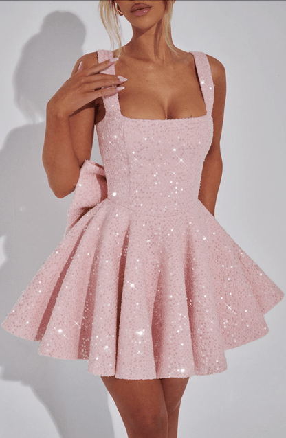 Moskowmain™ Auréliane Robe Mini Dress