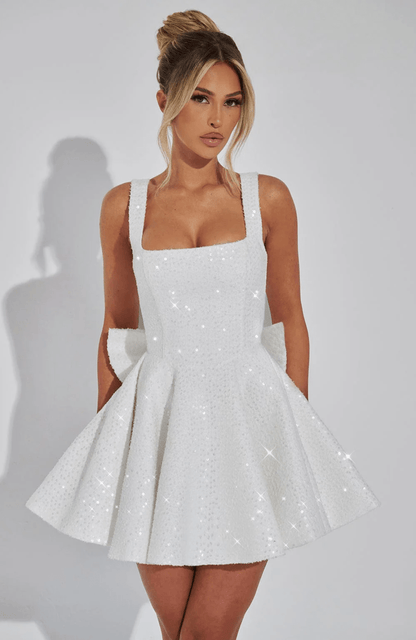 Moskowmain™ Auréliane Robe Mini Dress