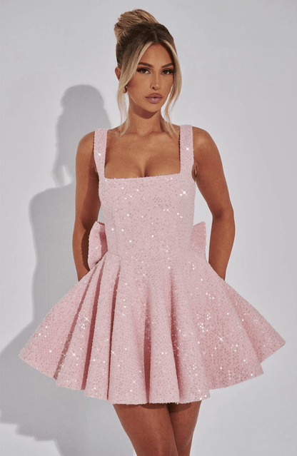 Moskowmain™ Auréliane Robe Mini Dress