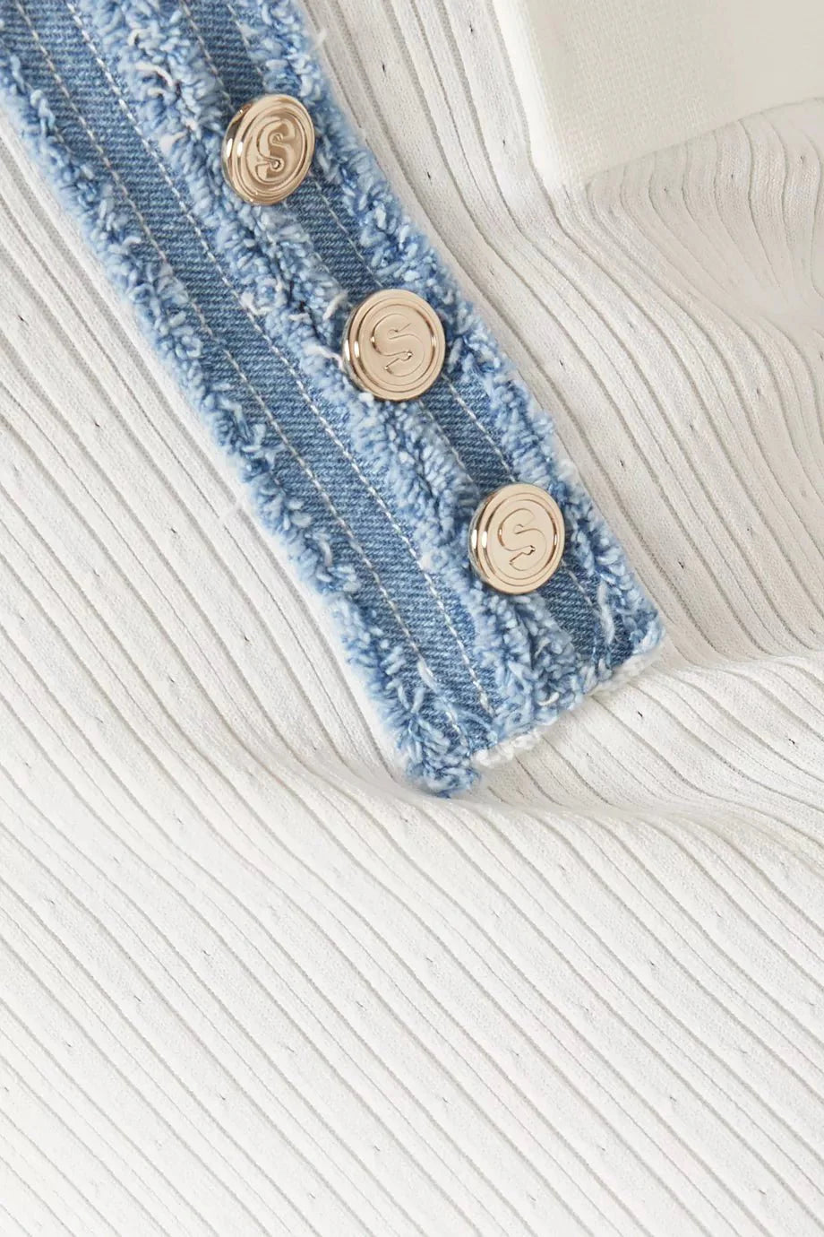 Moskowmain™ Blanche Denim Dress
