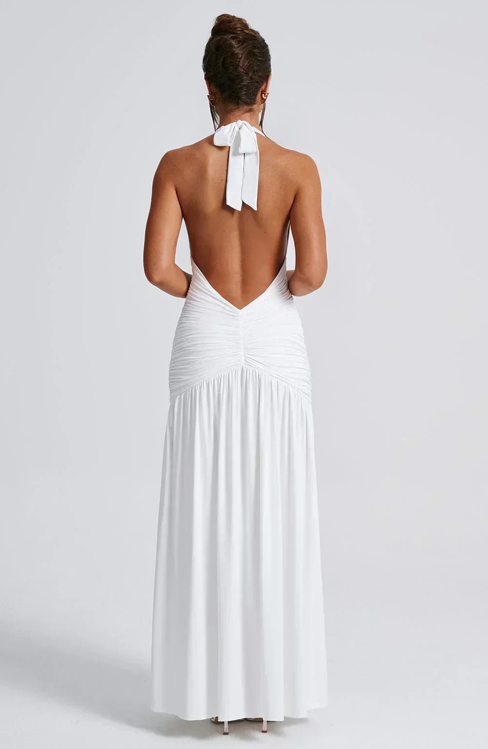 Moskowmain™ Blanche Élégance Dress