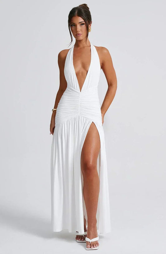 Moskowmain™ Blanche Élégance Dress