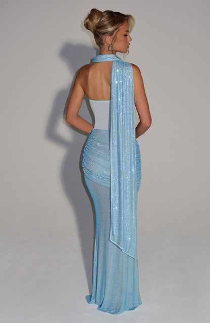 Moskowmain™ Céliane Glacée Maxi Dress