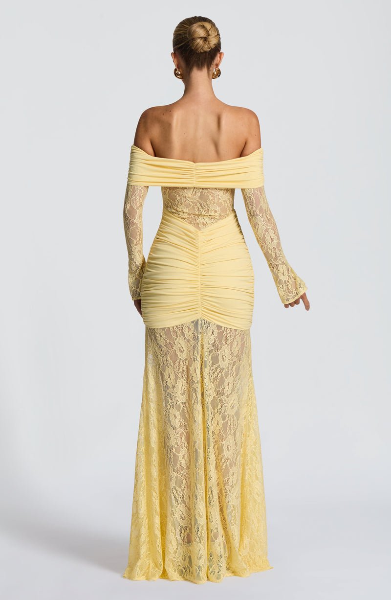 Moskowmain™ Lunelle Dorée Maxi Dress