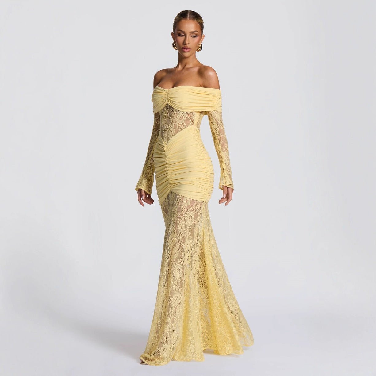 Moskowmain™ Lunelle Dorée Maxi Dress