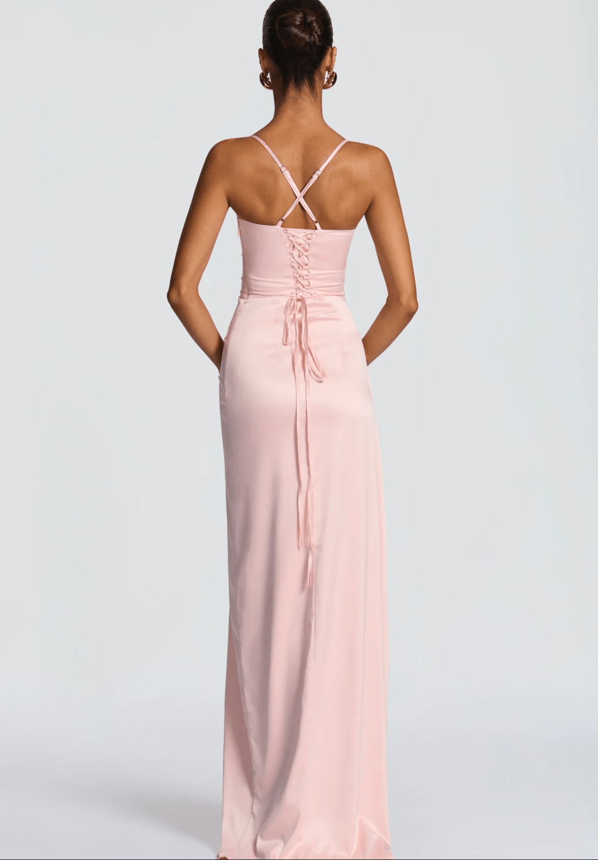 Velnoir™ Satinée Élise Maxi Dress