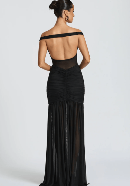 Velnoir™ Sculpté Virelle Dress