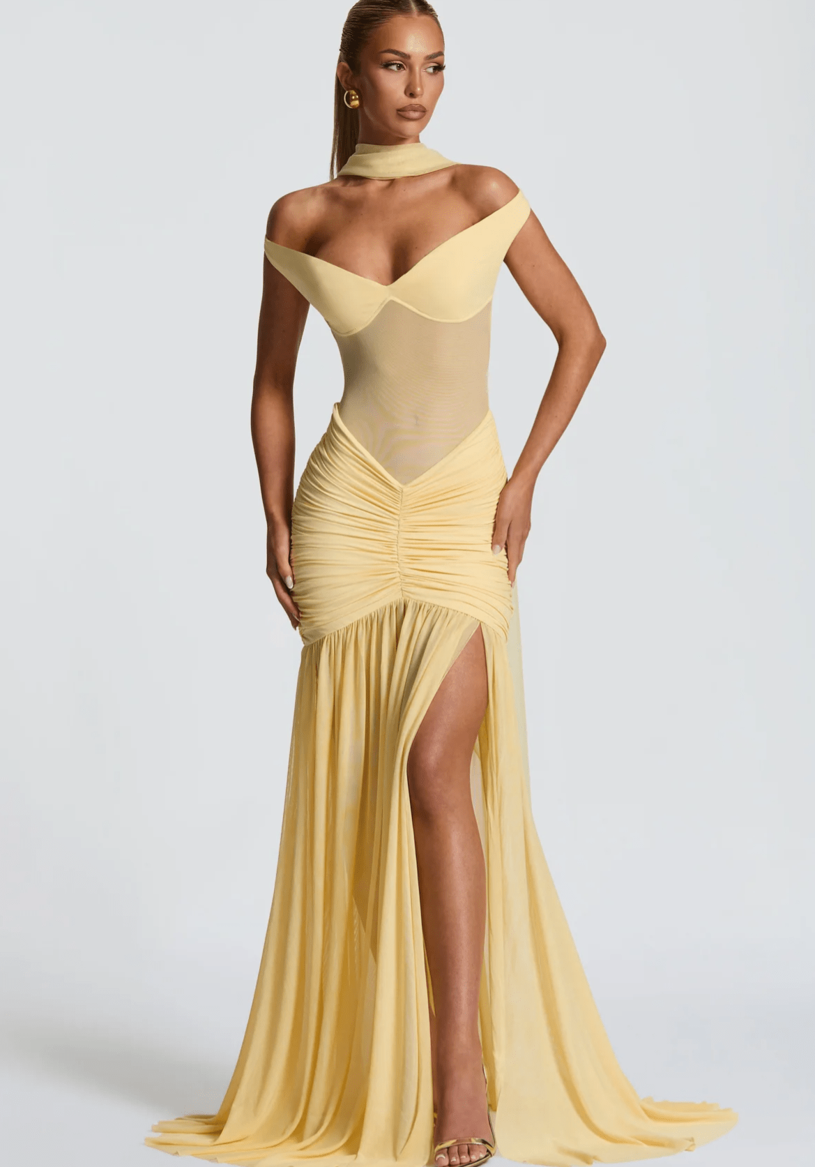 Velnoir™ Sculpté Virelle Dress
