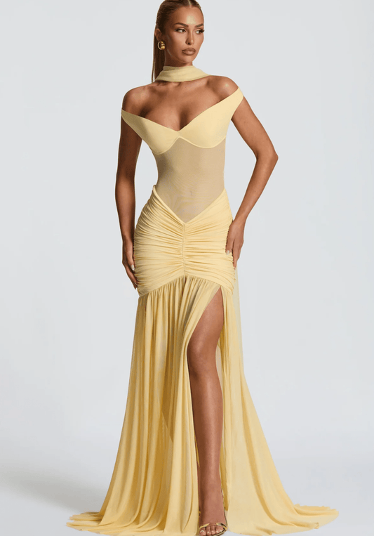 Velnoir™ Sculpté Virelle Dress