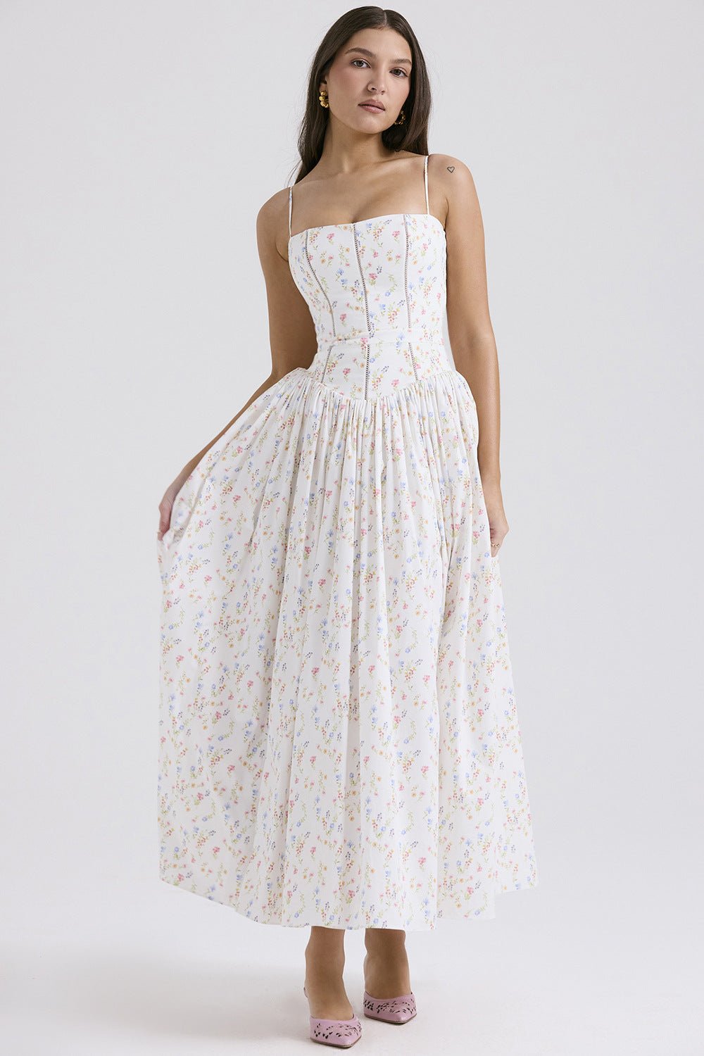 Moskowmain™ Seraphina Corsage Midi Dress