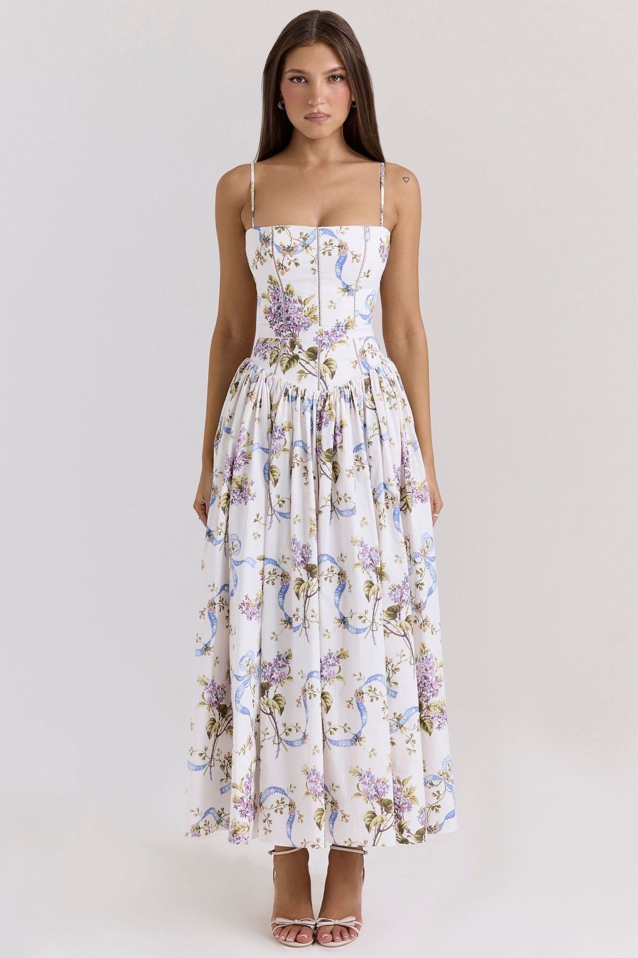 Moskowmain™ Seraphina Corsage Midi Dress